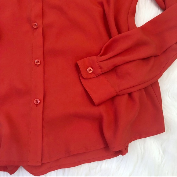 Vibrant Orange LOFT Top - Picture 4 of 7